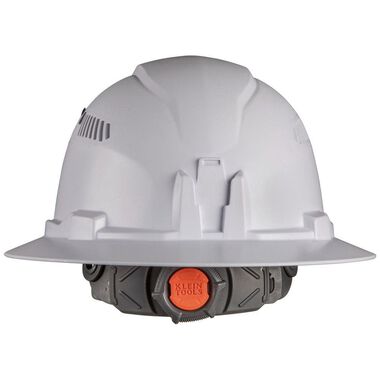 Klein Tools Hard Hat Vented Full Brim with Rechargeable Headlamp White, large image number 6