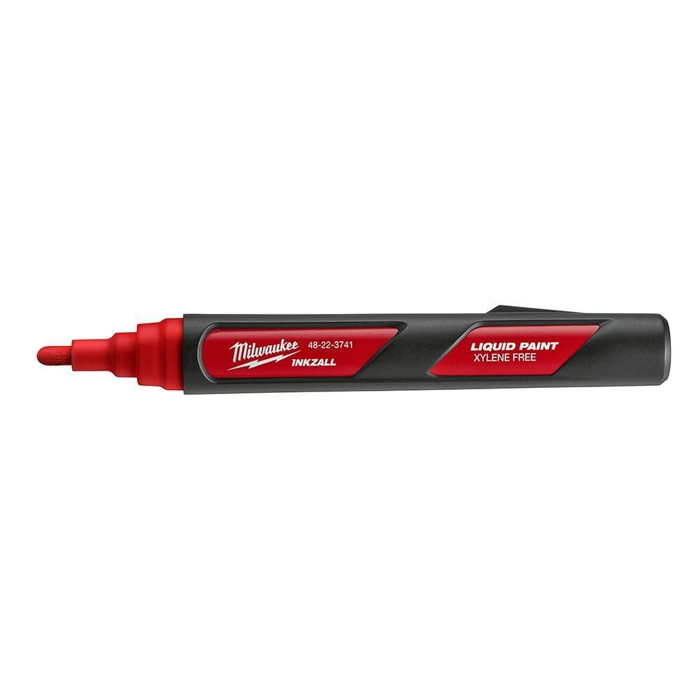 Milwaukee INKZALL Red Paint Marker, large image number 4