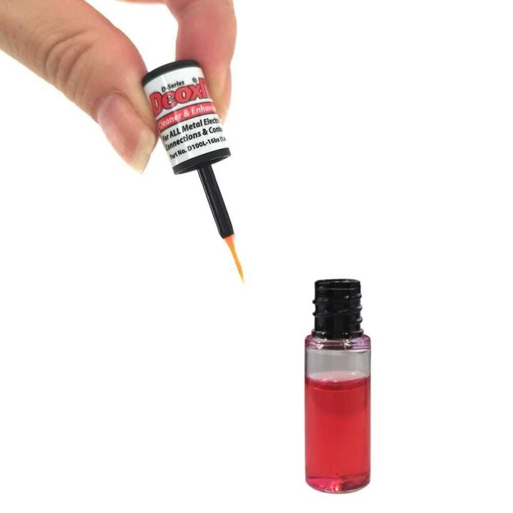 DeoxIT D-Series D100L Electrical Contact Cleaner 1.6mL 100% Solution Mini-Brush, large image number 2