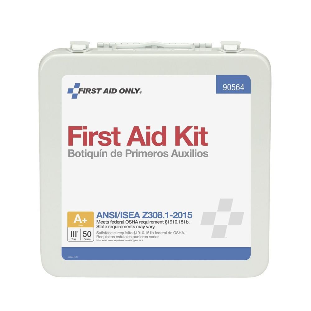 First Aid Only First Aid Kit 50 Person Bulk Metal Case, large image number 4