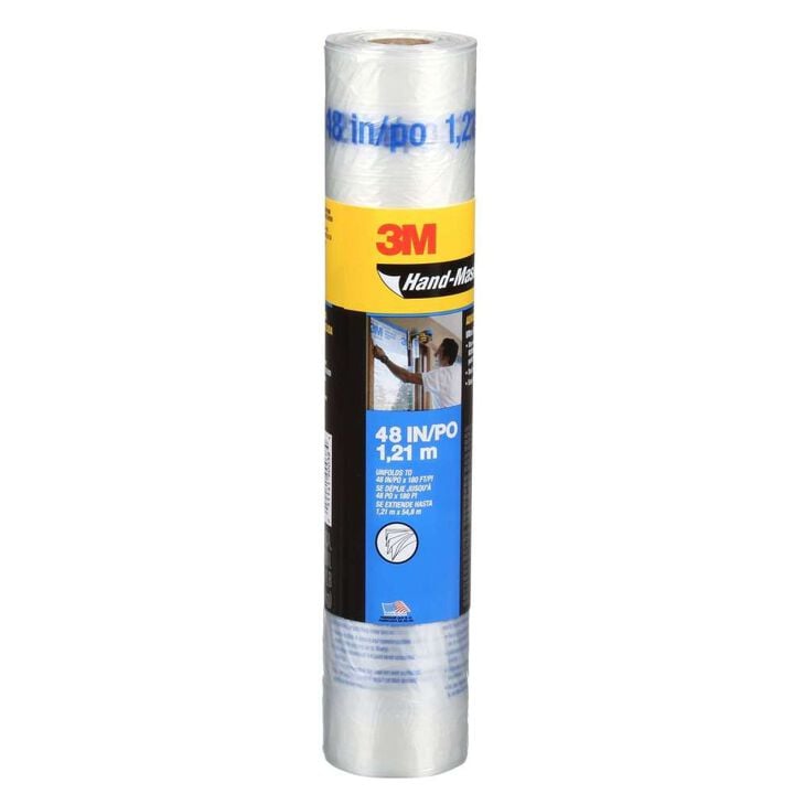 3M Hand Masker Advanced Masking Film 48in x 180' Clear