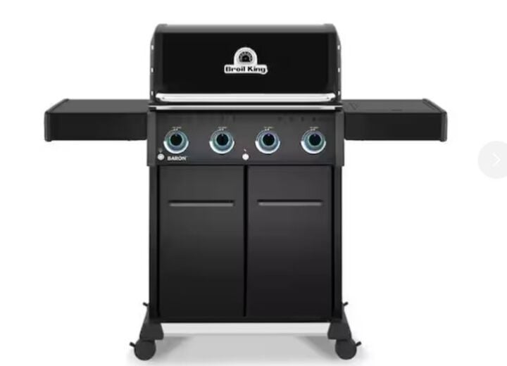 Broil King Baron 420 Pro Shadow 4 Burner Propane Gas Grill Black