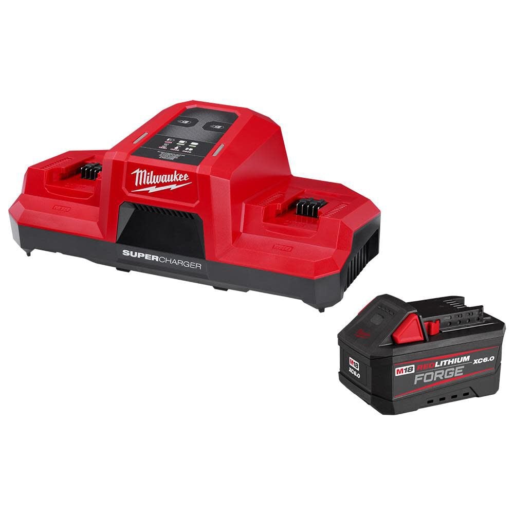 Milwaukee M18 Dual Bay Super Charger Starter Kit - 48-59-1861