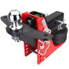 Shocker Hitch 14K 2.5 Inch Air Receiver Hitch & Raised Sway Bar Tab Ball Mount 2-5/16 Inch Hitch Balls, small image number 2