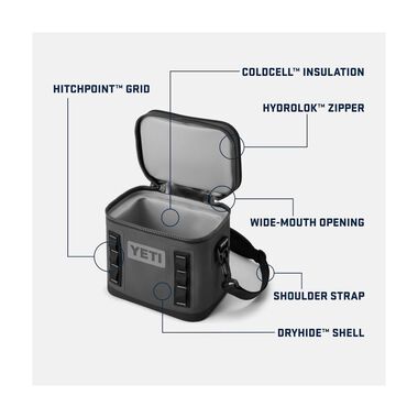 Yeti Hopper Flip 8 Soft Cooler Big Wave Blue, large image number 6