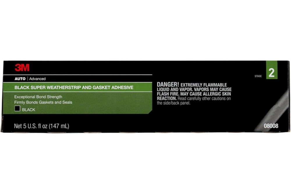 3M Bondo 5 Oz Tube Super Weatherstrip and Gasket Adhesive, Black, large image number 3