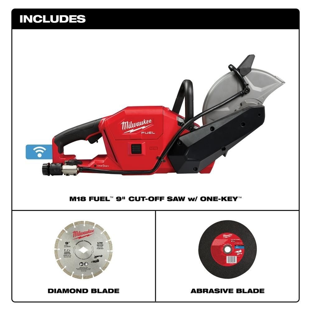 Milwaukee M18 FUEL 9inch Cut-Off Saw with ONE-KEY (Bare Tool), large image number 2
