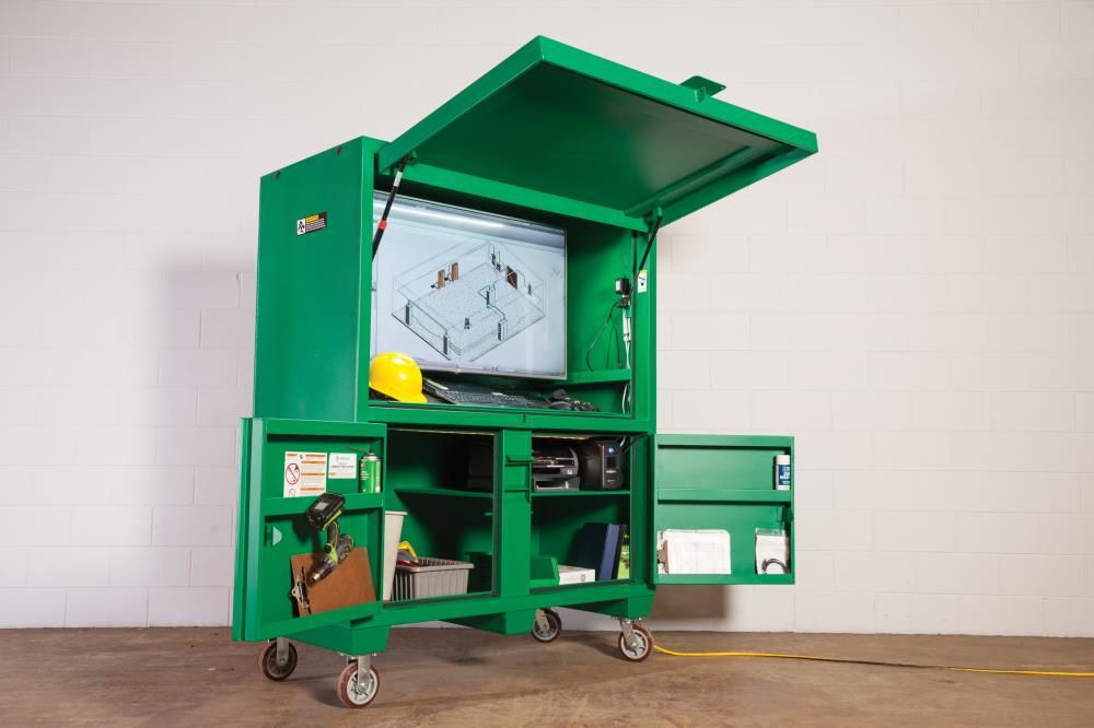 Greenlee Compact Field Office Jobsite Storage Box, large image number 2