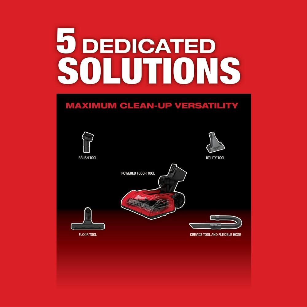 Milwaukee M18 FUEL 18 Volt Lithium-Ion Brushless 2.5 Gal. PACKOUT Wet/Dry Vacuum (Tool Only