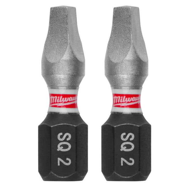Milwaukee SHOCKWAVE Square Recess #2 Insert Bit 10PK, large image number 8