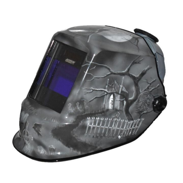 Jackson Safety Welding Helmet Six Feet Under Premium Auto Darkening