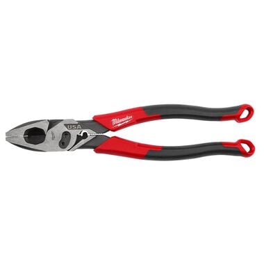 Milwaukee 9inch Linemans Comfort Grip Pliers with Crimper and Bolt Cutter (USA), large image number 0