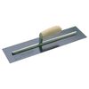 Kraft Tool Co 24 In. x 4 In. Blue Steel Cement Trowel with Wood Handle, small image number 1