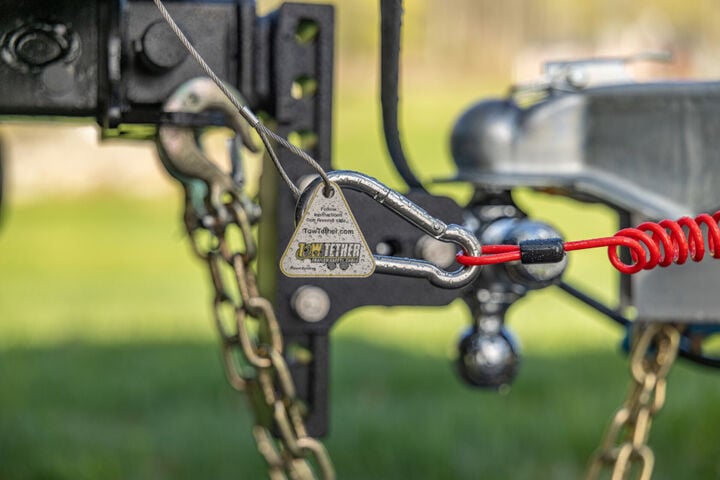 Tow Tether Trailer Breakaway Cable Anchor Point for Class 1 through 5 Hitches, large image number 9