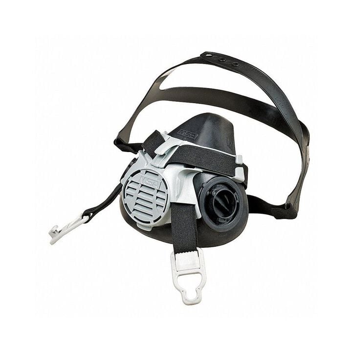 MSA Safety Works Advantage 420 Half-Mask Respirator Assembly, Black, Small