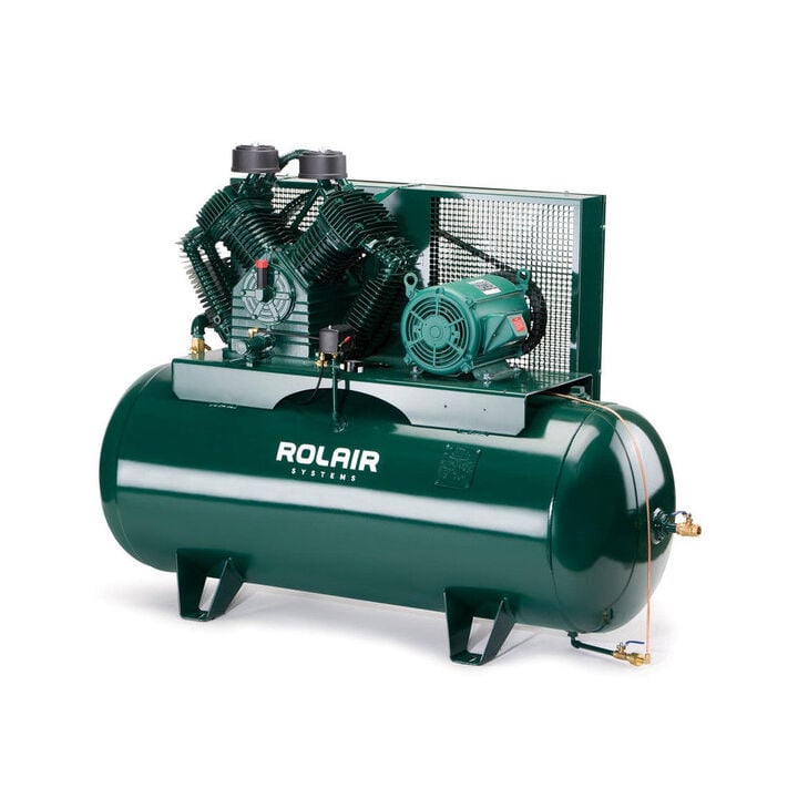 Rolair 120 Gallon 10HP 1-Phase 2-Stage Vertical Electric Air Compressor, large image number 1