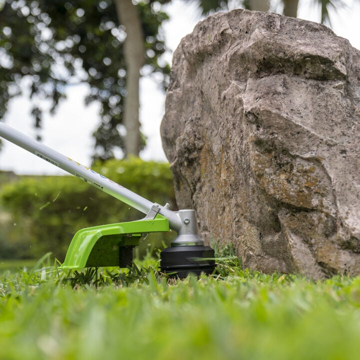 Greenworks 48V 16in Cordless String Trimmer Kit with 4Ah 2pk & Dual Charger, large image number 9