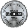 Makita Miter Saw Blade 10in 80T Micro Polished Fine Crosscutting, small image number 1