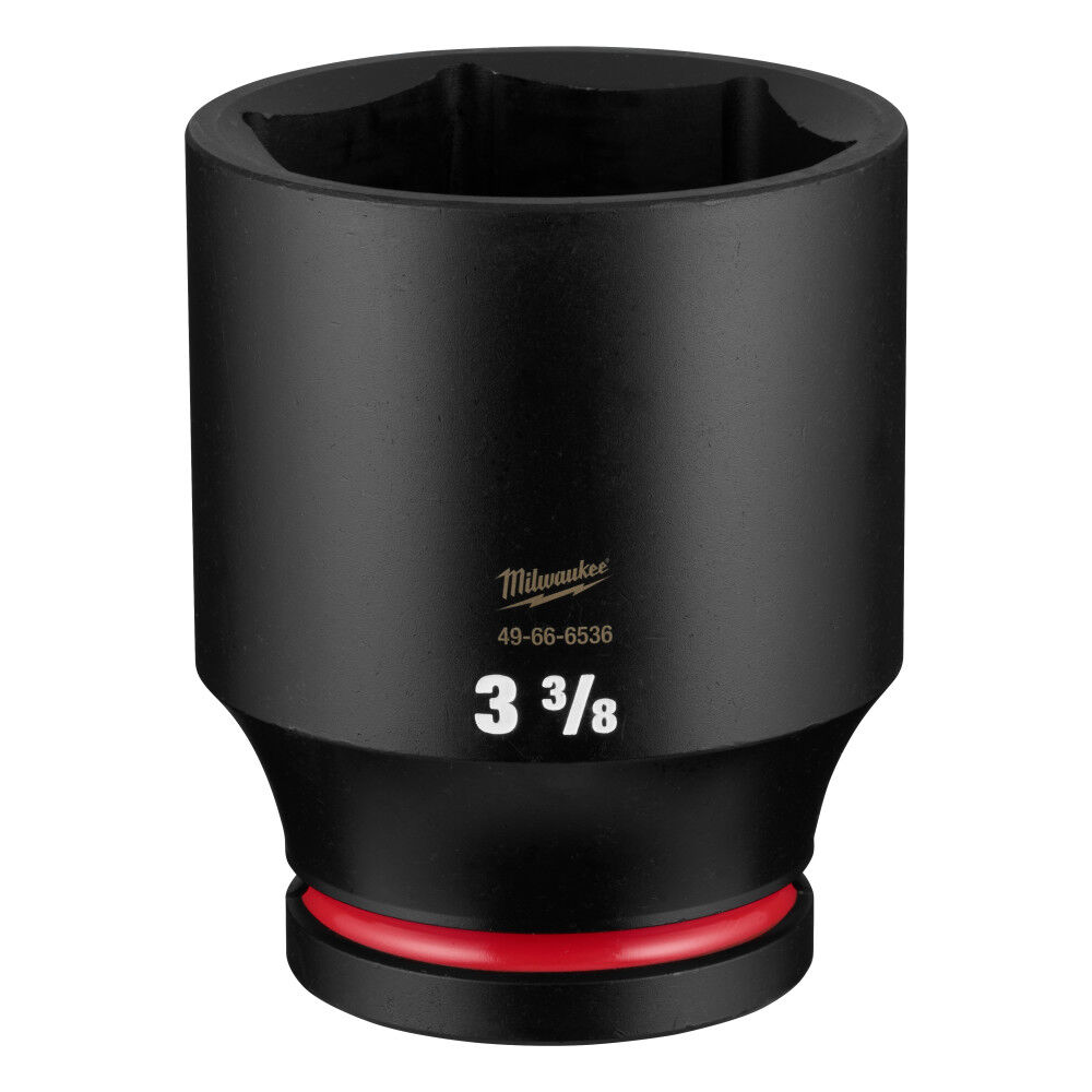 Milwaukee SHOCKWAVE Impact Duty 1 Inch Drive 3-3/8 Inch Deep 6 Point Socket - 49-66-6536