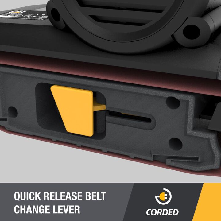 CAT Belt Sander 3 in X 21 in 8.5Amp Corded, large image number 7