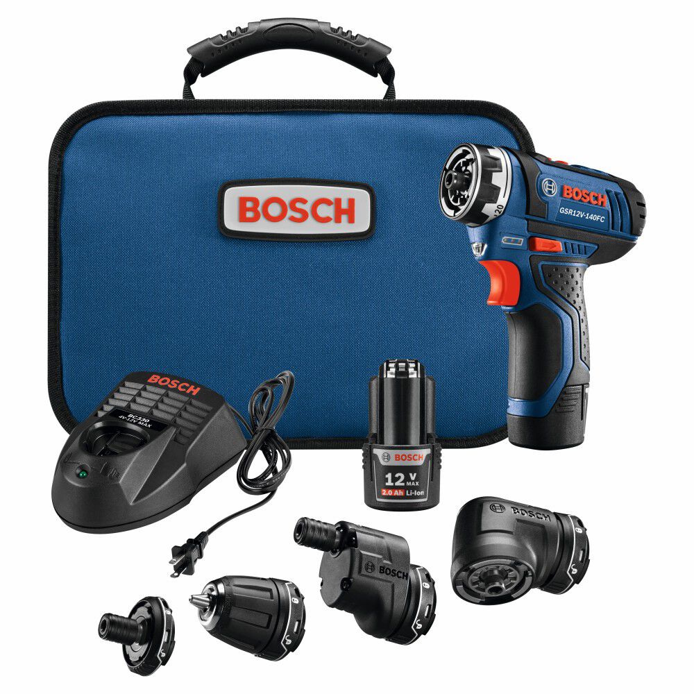 Bosch 12V Max Drill/Driver Kit (Reconditioned) - GSR12V-140FCB22-RT