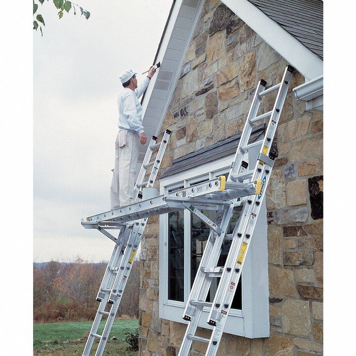 Werner D1500 Series 14 Ft 300 Lbs Aluminum Type IAA Straight Ladder, large image number 4