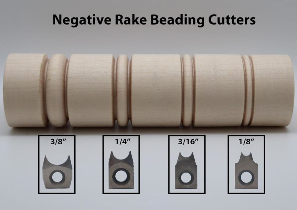 Easy Wood Tools 1/8 Inch Carbide Negative Rake Replaceable Beading Cutter, large image number 8