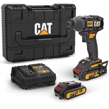 CAT 18V 1 FOR ALL 1/4 in Impact Driver Two Battery Cordless Kit, large image number 0