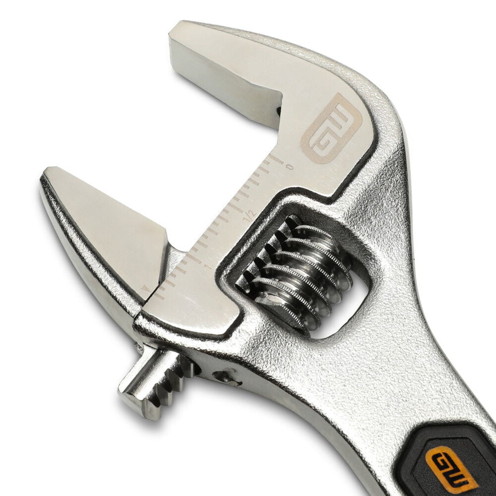 GEARWRENCH 10 Inch Chrome Plated Adjustable Wrench, large image number 3