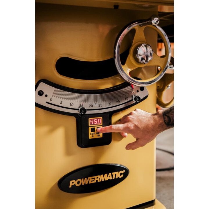Powermatic 3HP 1PH 230V Table Saw with 50 In. Accu-Fence System and Workbench, large image number 4