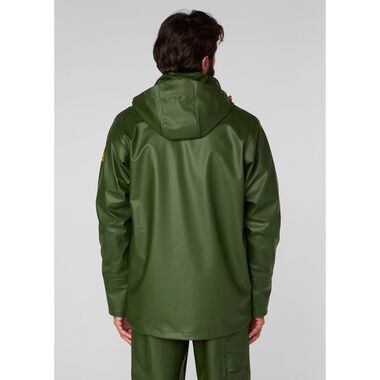 Helly Hansen PU Gale Waterproof Rain Jacket Army Green 2X, large image number 1