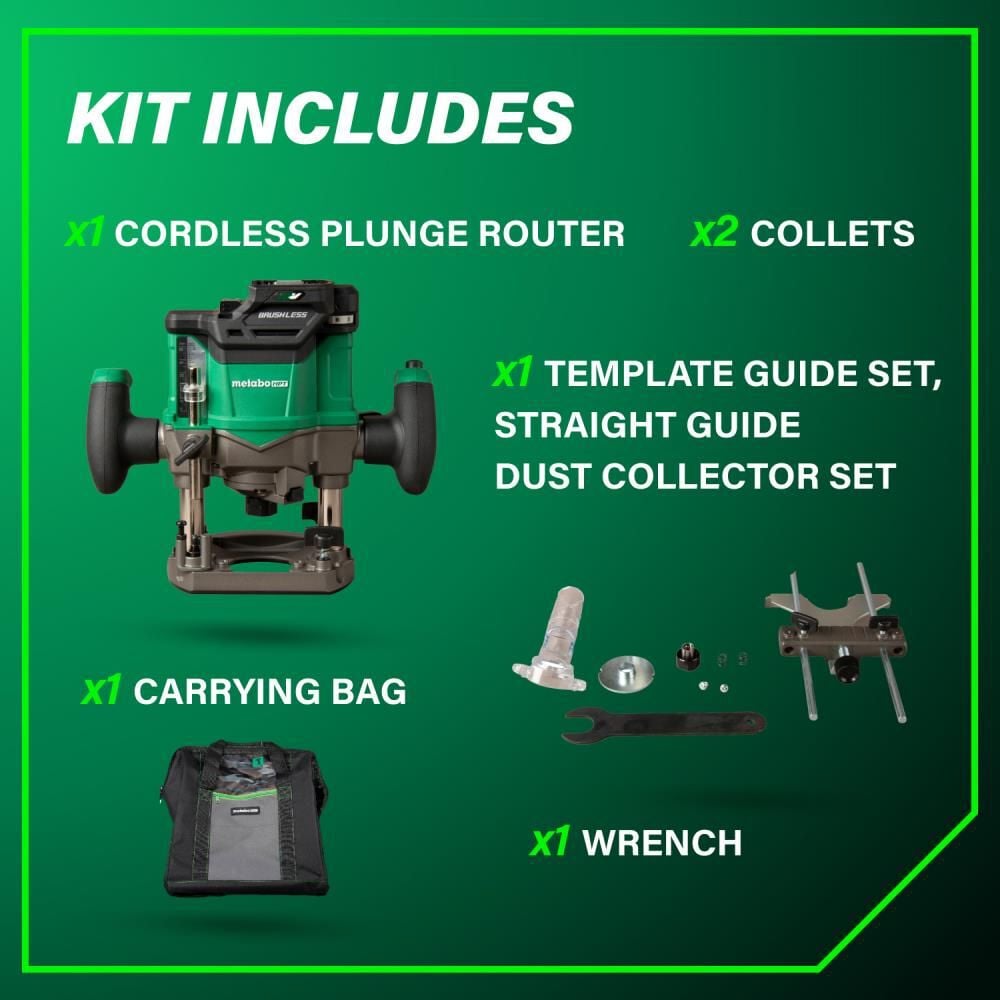 Metabo HPT 36V Cordless Plunge Router (Bare Tool), large image number 5