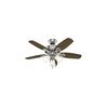 Hunter Fan Builder Ceiling Fan 42in Brushed Nickel Brazilian Cherry, small