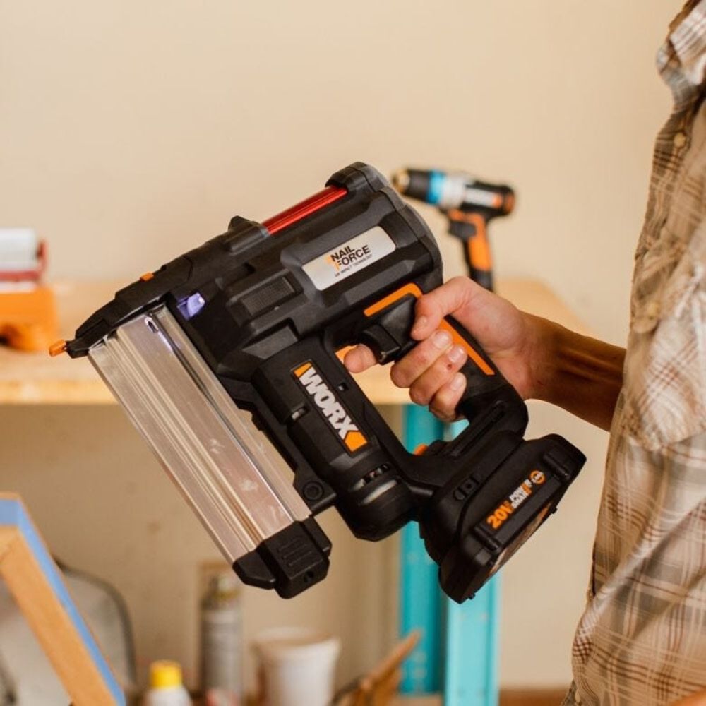 WORKPRO Electric Corded 4-in-1 Nail Gun, Including 3000PCS of Staples