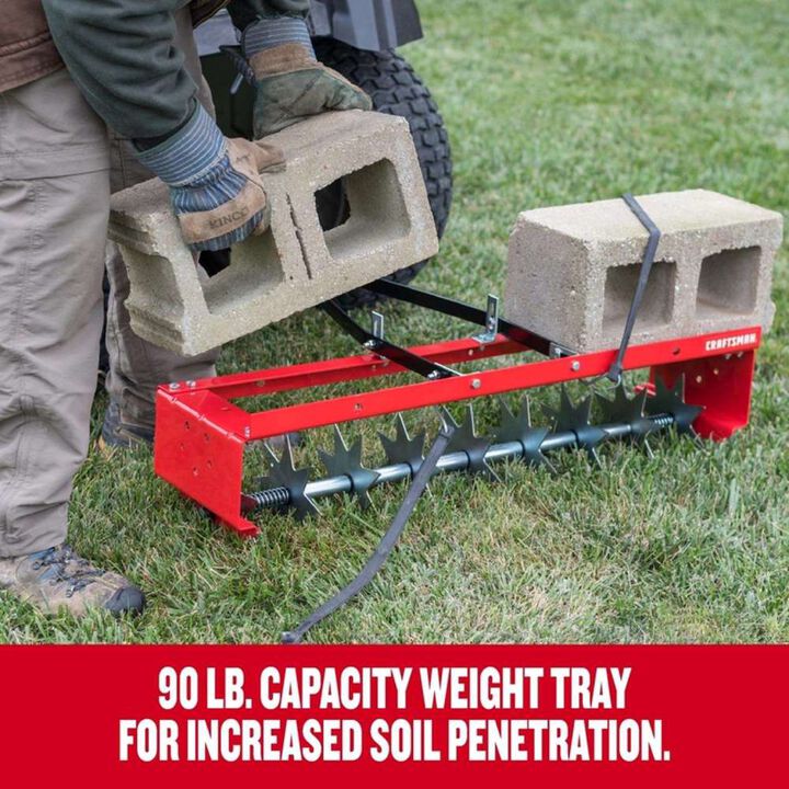 CRAFTSMAN 36 Inch Tow-Behind Spike Aerator, large image number 3