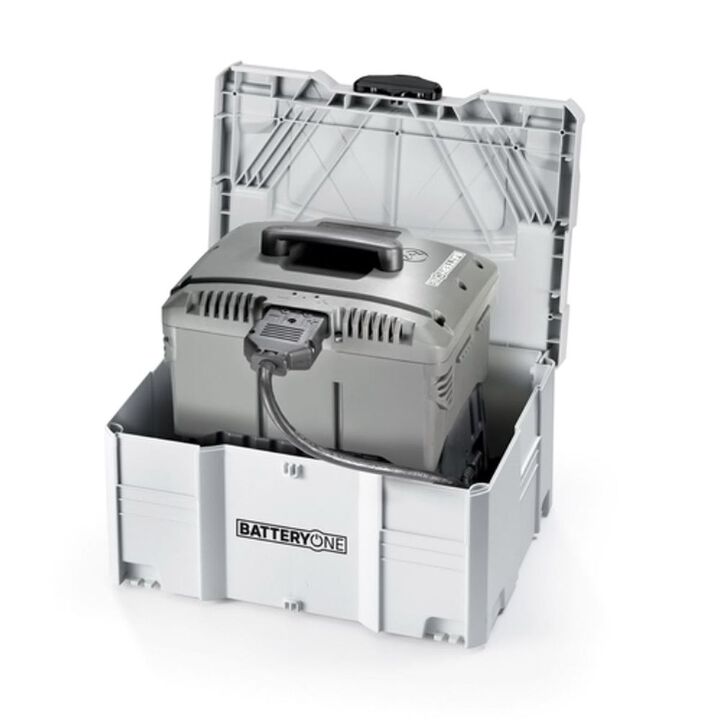 Wacker Neuson APS1550E Battery Vibratory Plate with 2 BOB14 Batteries & Quick Charger, large image number 2