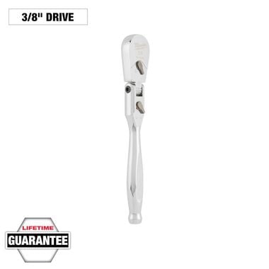 Milwaukee 3/8inch Drive 9inch Flex Head Ratchet, large image number 0