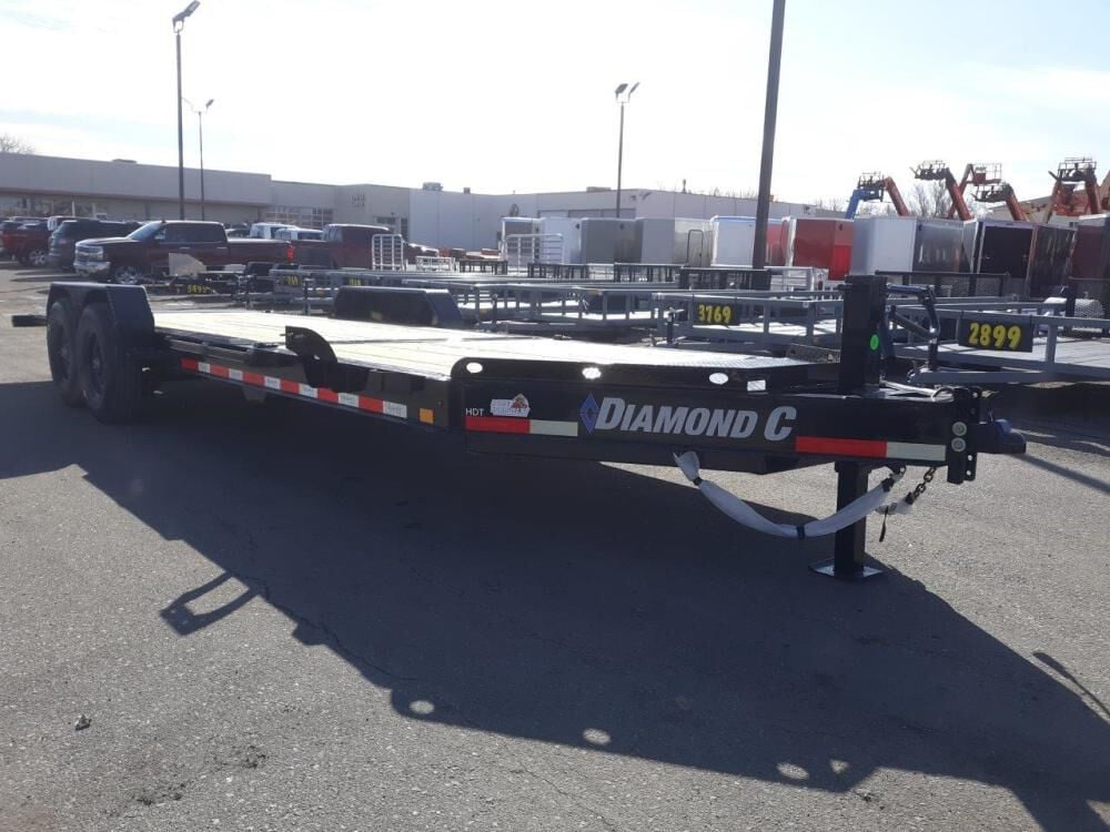 Diamond C 22 Ft. x 82 In. Low Profile Hydraulically Dampened Tilt Trailer, large image number 4