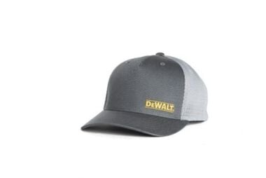 DEWALT Oakdale Trucker Hat GREY with LIGHT GREY MESH - OSFA