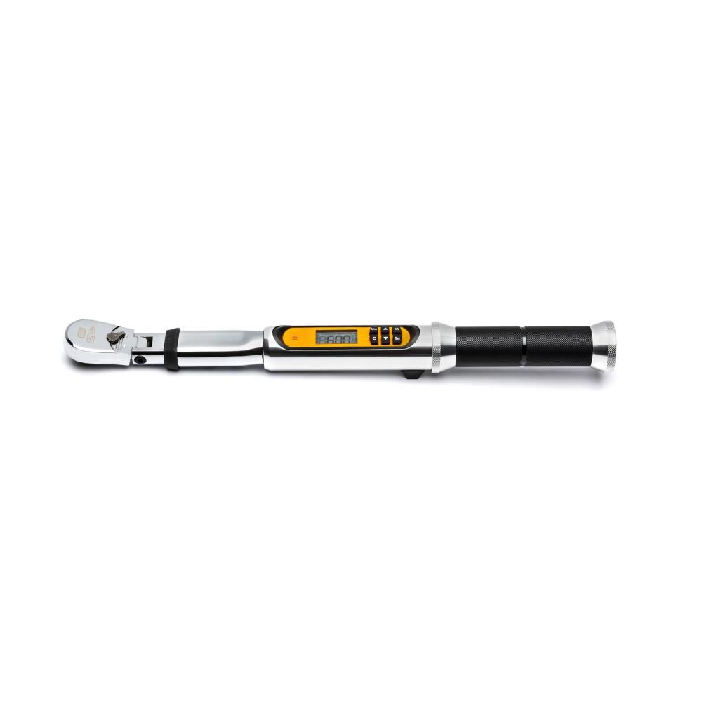 GEARWRENCH 120XP 3/8 Inch Drive Flex Head Electronic Torque Wrench with Angle, large image number 4