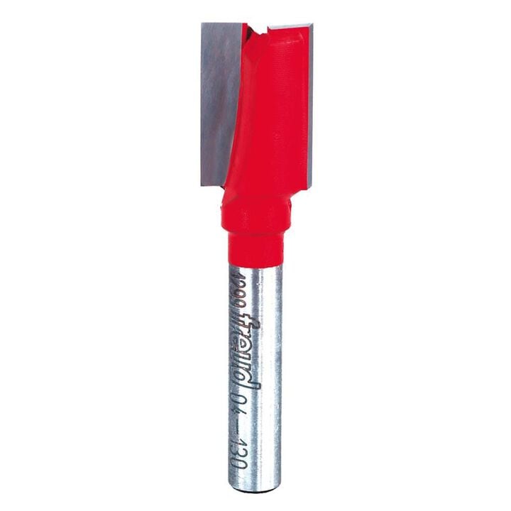 Freud 1/2 In. (Dia.) Double Flute Straight Bit with 1/4 In. Shank, large image number 0