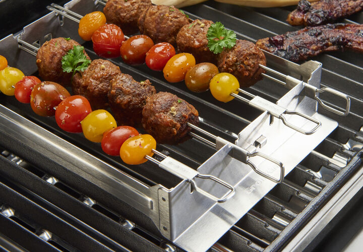 Broil King Stainless Steel Narrow Kebab Rack, large image number 2