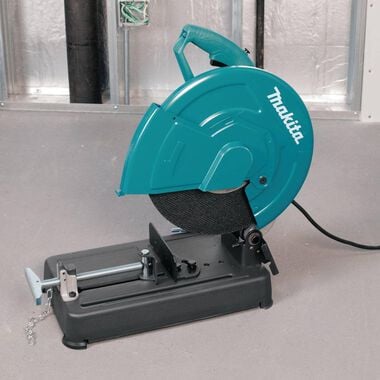 Makita 14 In. Cut-Off Saw with 4-1/2 In. Paddle Switch Angle Grinder, large image number 1