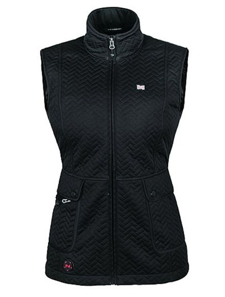 Mobile Warming Cascade Vest Womens Black Small