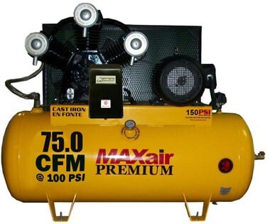 MAXair 120 Gallon 3 Phase Stationary Air Compressor