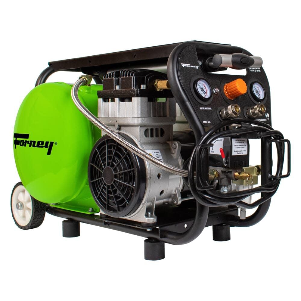 Forney Industries Fornair 120 Psi 4.5 Cfm 2Hp 4 Gallon Oil-Free Air Compressor