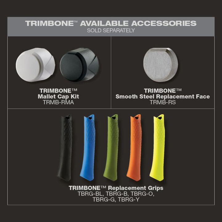 Stiletto Black Replacement Grip for TRIMBONE Hammer, large image number 8
