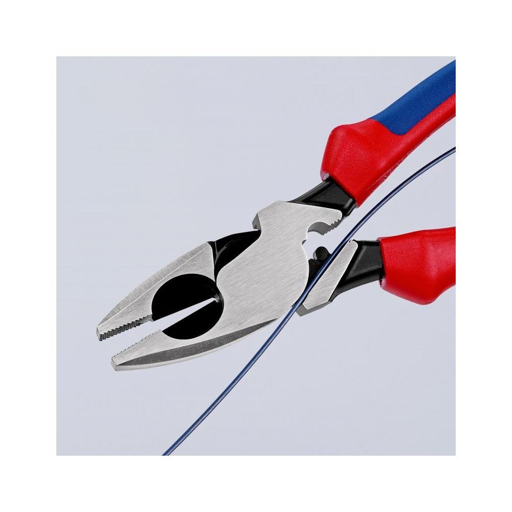 Knipex Linemans Pliers Plastic Coated Handle 240mm, large image number 6