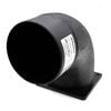 Big Horn 4-5/8 Inch Black Plastic Flanged Elbow, small image number 2