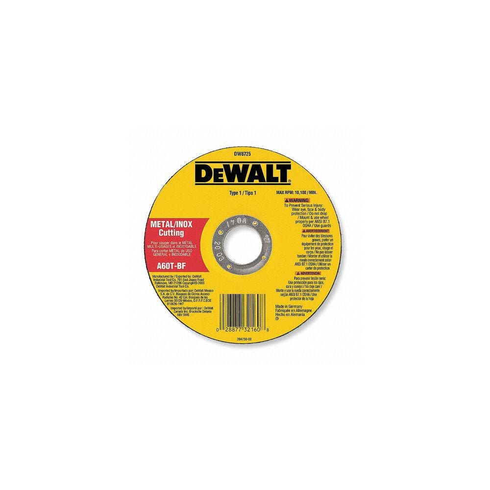 DEWALT 3 In. x 1/16 In. x 3/8 In. A60T Long Life Wheel, large image number 2